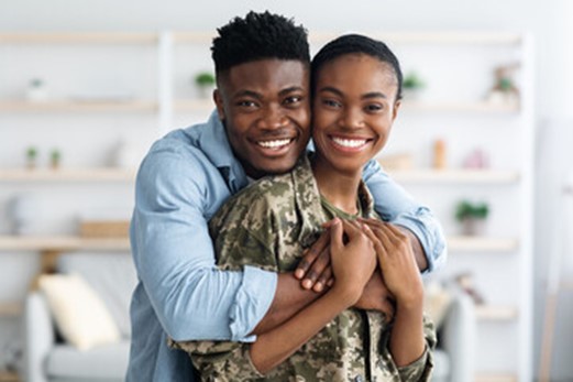 Photo of a military student